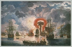 Во время русско-турецкой войны 1768-1774 годов произошло  Чесменское сражение