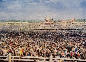 В Москве во время празднества по случаю коронации Николая II произошла Ходынская катастрофа