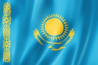 Флаг Республики Казахстан (Фото: Daboost, Shutterstock)