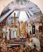 Картина Виктора Васнецова «Крещение Руси»