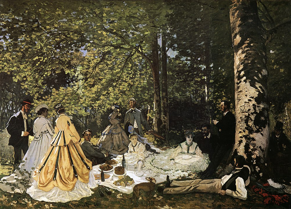 Клод Моне, "Завтрак на траве", 1866 г.