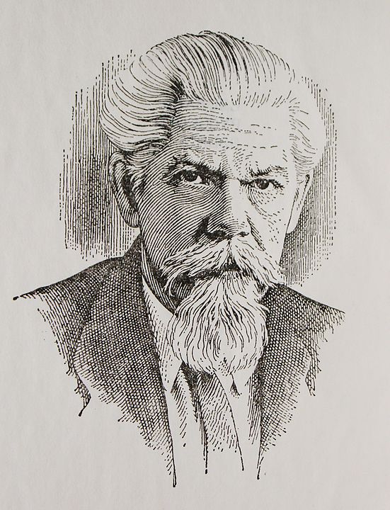 Портрет Сергея Ивановича Ожегова (гравюра).