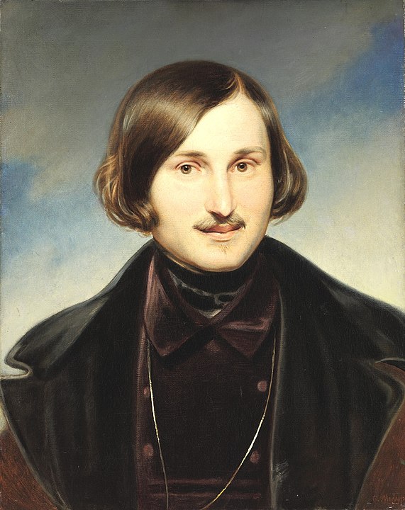 Портрет Николая Гоголя работы Ф. А. Моллера, начало 1840-х