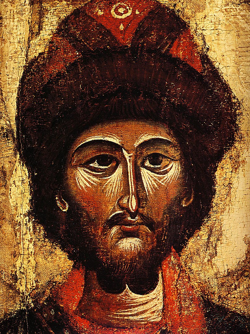 Роман Русский (Борис Владимирович), Фрагмент иконы из Савво-Вишерского монастыря, XIII — начало XIV века