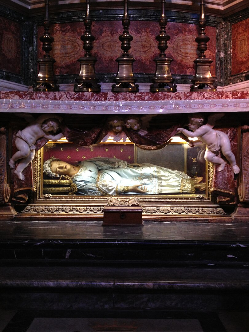 Мощи св. Виктории в Санта-Мария-делла-Витториа, Рим
