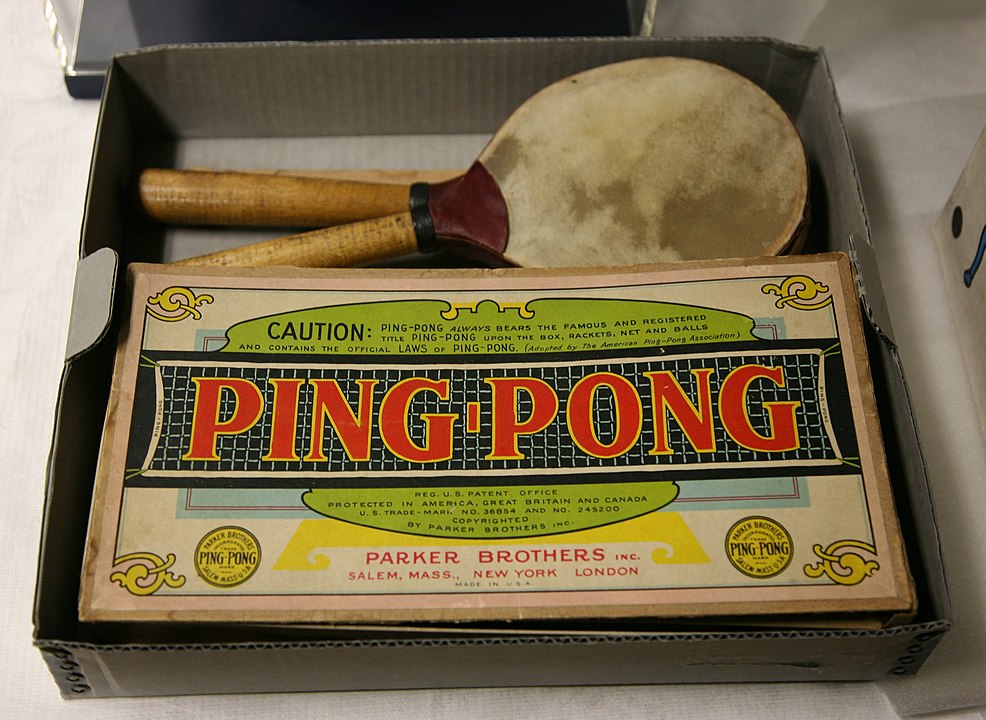 Набор для игры «Пинг-Понг» братьев Паркер