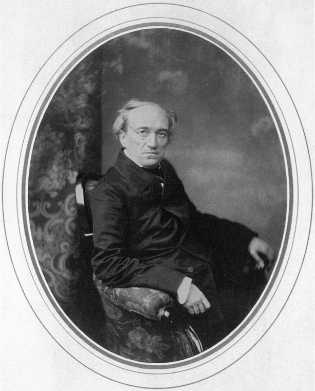 Федор Тютчев на фотографии С. Левицкого (1856 год)