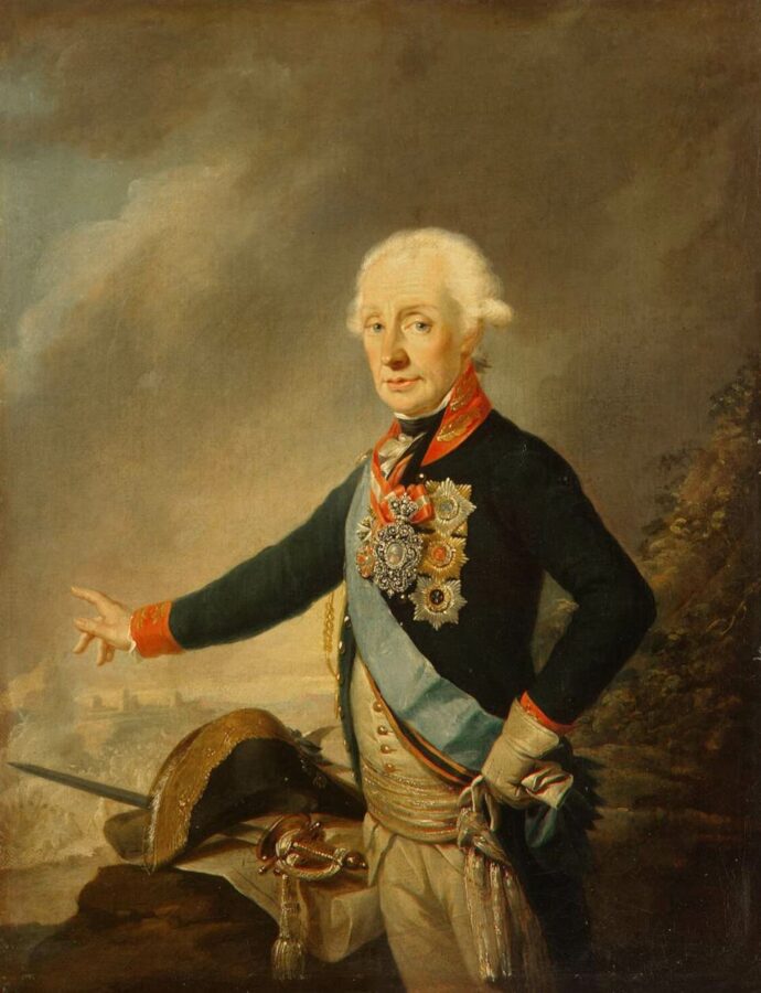 Портрет фельдмаршала графа А. В. Суворова. Й. Крейцингер. 1799 г.
