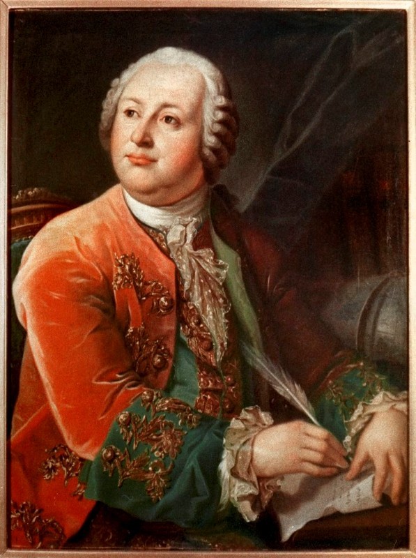 Портрет М. В. Ломоносова художника Л. С. Миропольского (1787)