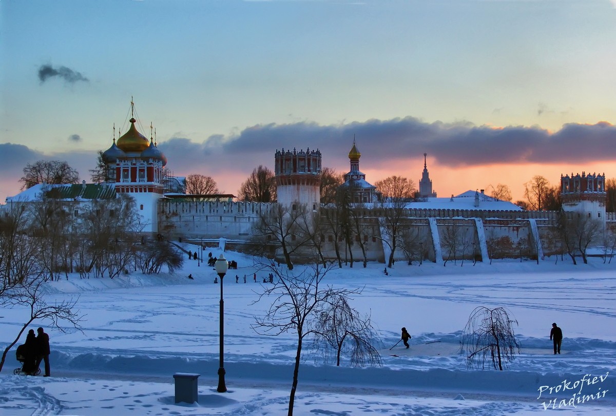 Новодевичий монастырь зимой. Фото: Владимир Прокофьев