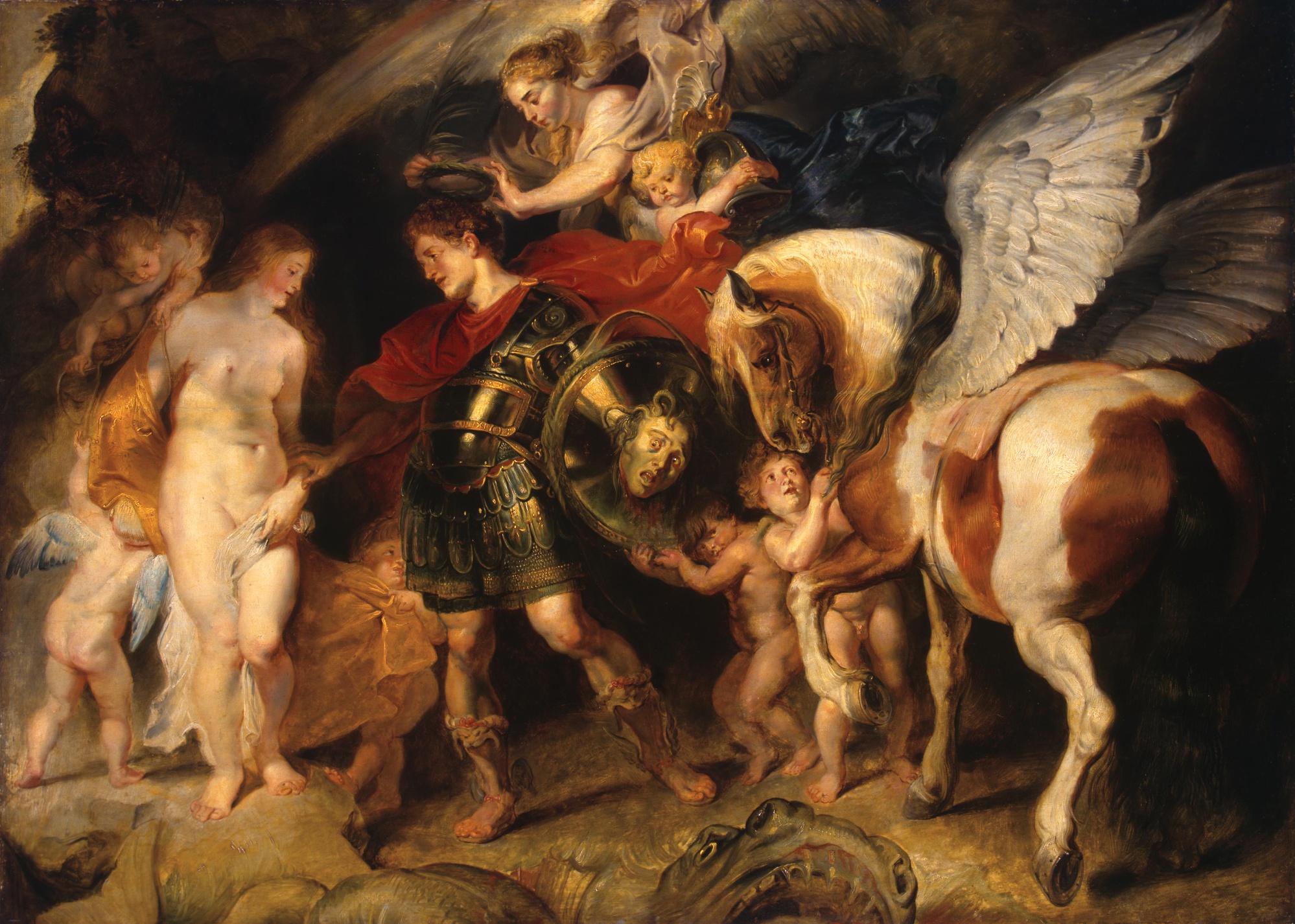 Персей освобождает Андромеду. Питер Рубенс. (Из коллекции музея Эрмитаж)