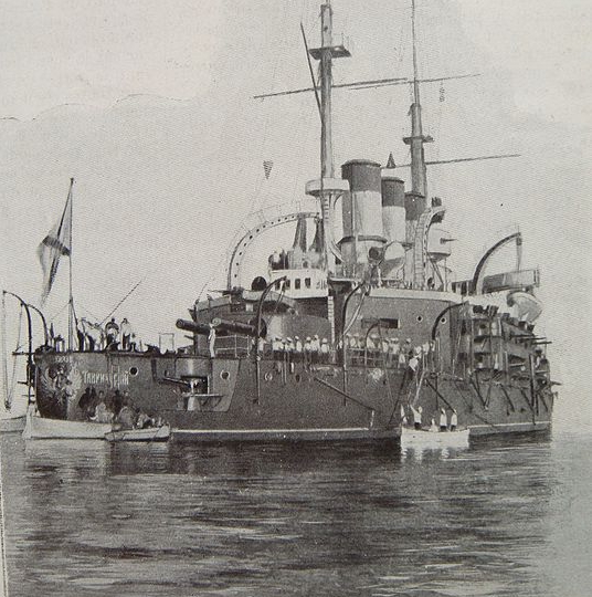 Броненосец «Потёмкин». Высадка команды на берег в порту Констанца