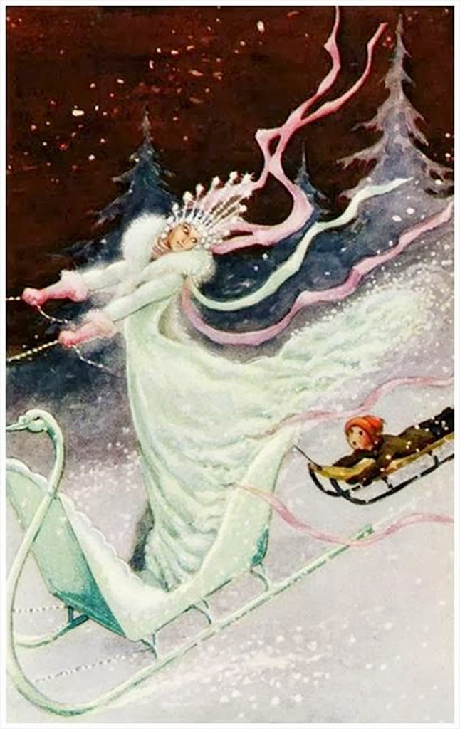 Иллюстрация Рудольфа Койву к сказке «Снежная королева»