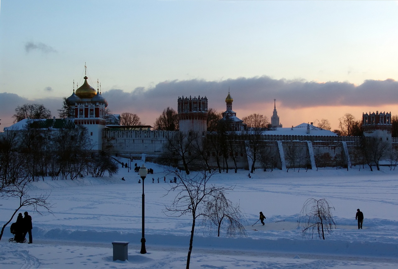 Новодевичий зимой