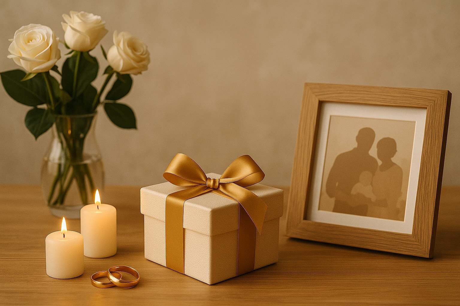 Подарки на золотую свадьбу