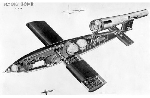 Первое боевое применение немецких «самолетов-снарядов» (крылатых ракет)
