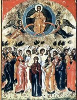 Вознесение Господне (Икона 16 века, Греция, pravoslavie.ru)
