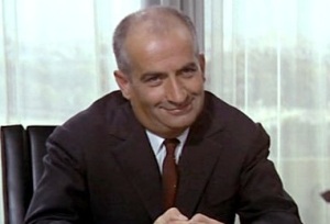 Луи де Фюнес (Кадр из фильма «Разиня», 1965)