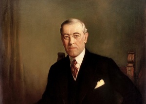 Томас Вудро Вильсон (Официальный президентский портрет работы Фрэнка Грэма Кутса, 1913, www.whitehouseresearch.org, )