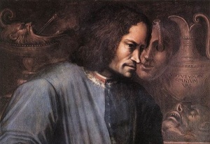 Лоренцо Медичи (Портрет работы Джорджо Вазари, 16 век, Галерея Уффици, Италия, )