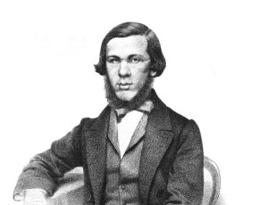 Николай Александрович Добролюбов (Литография Петра Бореля, 1864-1869, )
