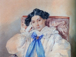 Елизавета Хитрово (Портрет работы П.Ф. Соколова, 1837, Государственный музей А.С. Пушкина, Санкт-Петербург, )