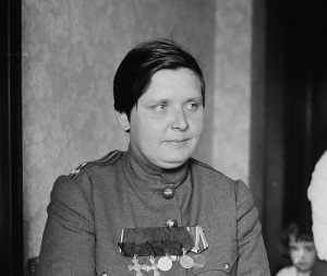 Мария Бочкарева на приёме у Вильсона (Фото: Библиотека Конгресса США, 1918, )