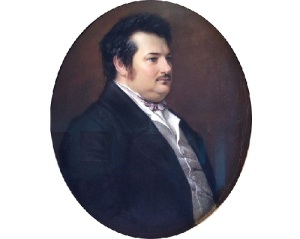 Оноре де Бальзак (Портрет работы Ж.-А. Жерара-Сегена, 1842, Музей изящных искусств, Тур, )