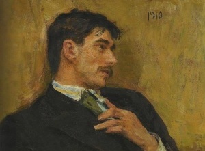 Корней Иванович Чуковский (Портрет кисти И.Е. Репина, 1910 год, )