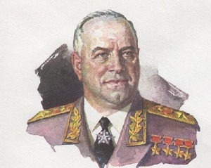 Маршал Жуков (Портрет на конверте Почты СССР, 1975, )