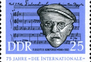 Пьер Дегейтер (Портрет на марке Почты ГДР, 1963 год, )