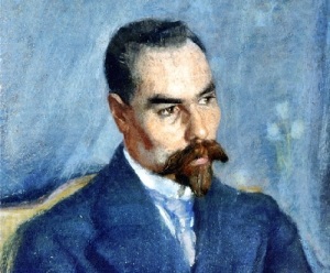 Валерий Брюсов (Портрет работы С.В. Малютина, 1913, Государственный Литературный музей, Москва, )