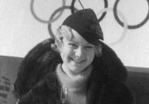 Соня Хени на зимних Олимпийских играх 1936 года (Фото: IOC Olympic Museum, Switzerland, )