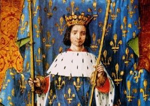 Карл VI Безумный (Портрет работы Жана Перреаля, 15 век, Национальная библиотека Франции, gallica.bnf.fr, )