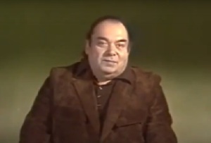 Борис Заходер (Кадр из фильма-спектакля «Приключения Алиски в Вообразилии», 1987)
