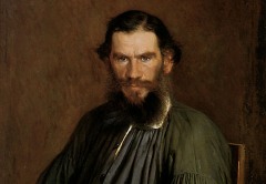 Лев Николаевич Толстой (Портрет кисти Ивана Крамского, 1873, Третьяковская галерея, Москва, )