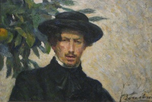 Умберто Боччони (Автопортрет, 1905, Метрополитен-музей, Нью-Йорк, )