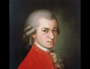 Вольфганг Моцарт (Посмертный портрет работы Барбары Крафт, 1819, Издательство Стэнфордского университета, )