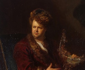Иоганн Динглингер (Портрет работы Антуана Пэна, ок. 1721, Эрмитаж, Санкт-Петербург, )