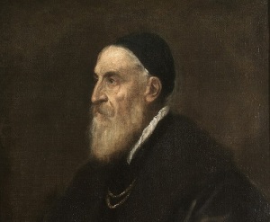 Тициан (Фрагмент автопортрета, около 1562 года, Музей Прадо, Мадрид, )
