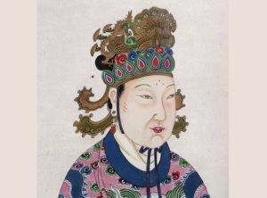 У Хоу (Изображение из альбома 18-го века портретов 86 императоров Китая, Британская библиотека, www.bl.uk, )