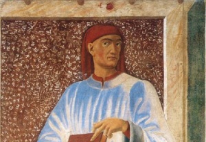 Джованни Боккаччо (Фреска работы Андреа дель Кастаньо, ок. 1450, галерея Уффици, Флоренция, )