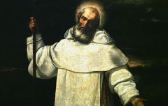 Святой Петр Ноласко (Фрагмент картины Хусепе Мартинеса, 17 век, Музей Сарагосы, Испания, )