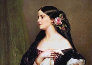 Аделина Патти (Портрет кисти Ф.К. Винтерхальтера, 1863, www.artunframed.com, )