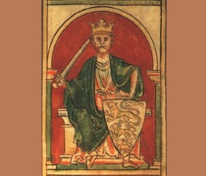 Ричард I Львиное Сердце (Иллюстрация из кодекса 13-го века, Британская библиотека, )