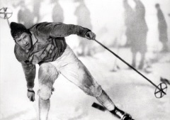 Йохан Греттумсбротен на чемпионате мира по лыжным видам спорта 1931 года (Фото неизвестного автора, 1931, media.snl.no, )