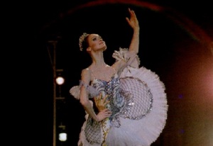 Ульяна Лопаткина в дуэте из балета «Шопениана» (Фото: Wikimedia Commons / Yohanntd, по лицензии CC BY-SA 3.0)