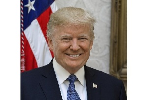 Дональд Трамп (Официальный портрет работы Шейлы Крейгхеда, 2017, www.whitehouse.gov, )