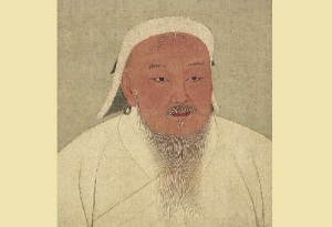 Чингисхан (Портрет-репродукция времён династии Юань, 14 век, Музей императорского дворца, Тайвань, )